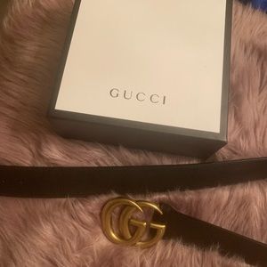 Black Gucci Belt